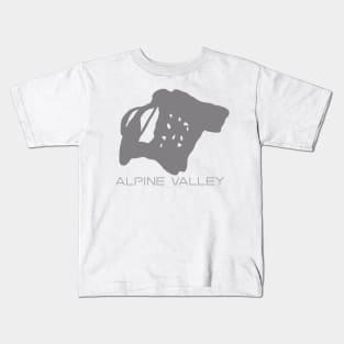 Alpine Valley Resort 3D Kids T-Shirt